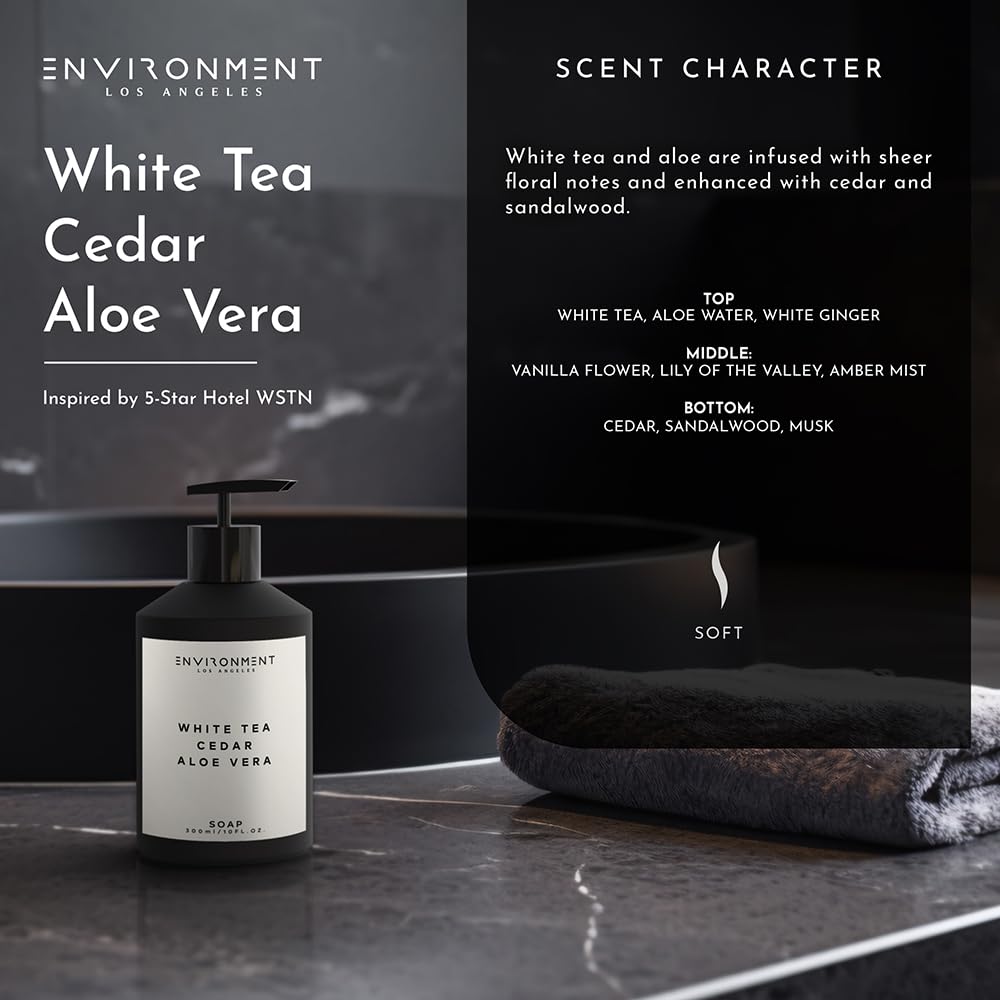 ENVIRONMENT Hand Soap, 300ml Luxury Liquid Hand Soap, Home Essentials, Kitchen & Bathroom Hand Soap, Hand Wash, Vegan & Cruelty-Free