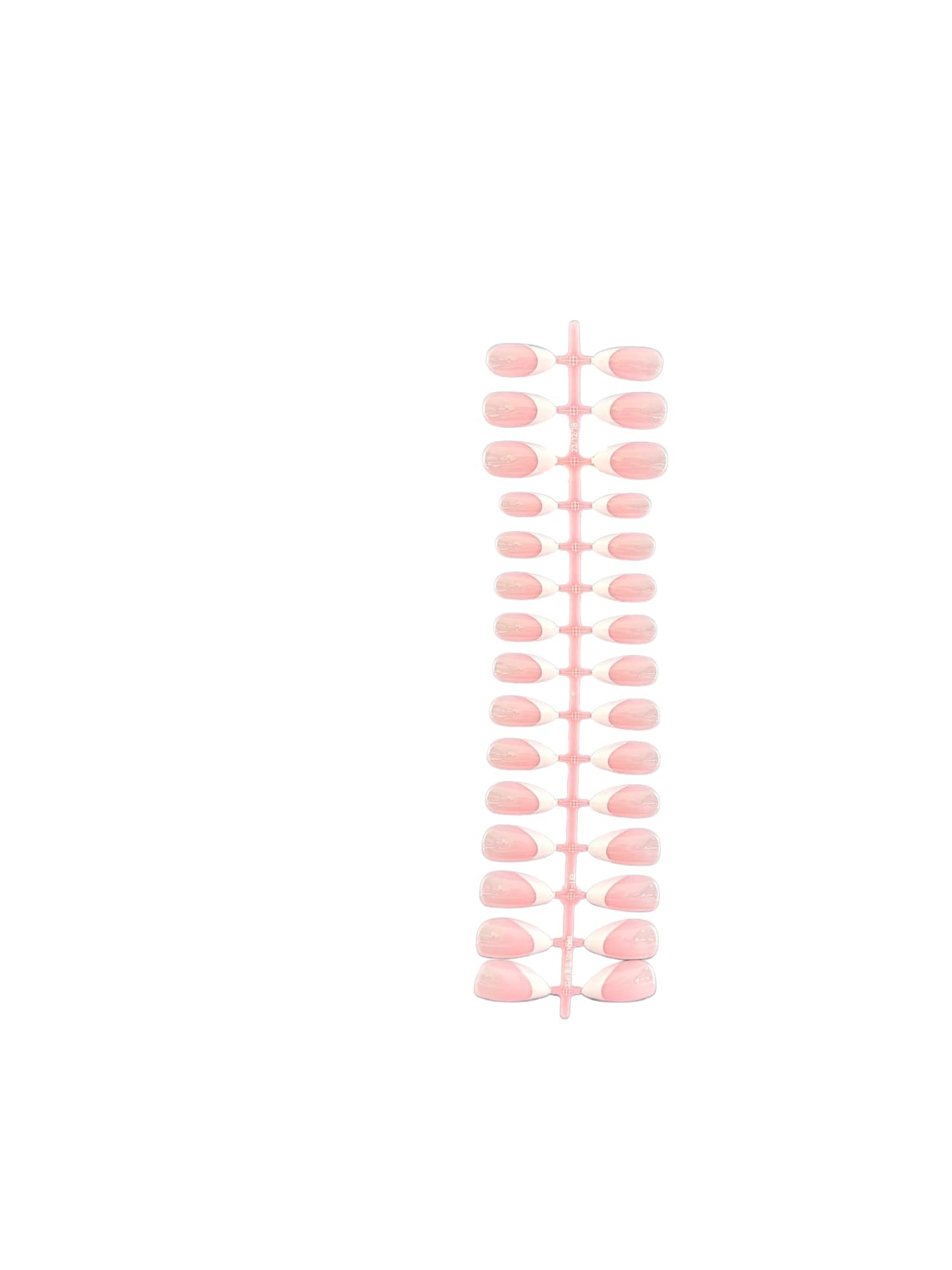 Classic French Short Ballet Press-On Nails – Reusable Kit