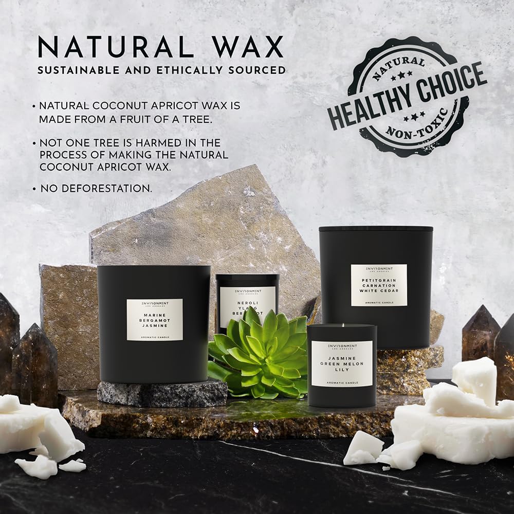 Environtment All Natural Coconut Wax Candle