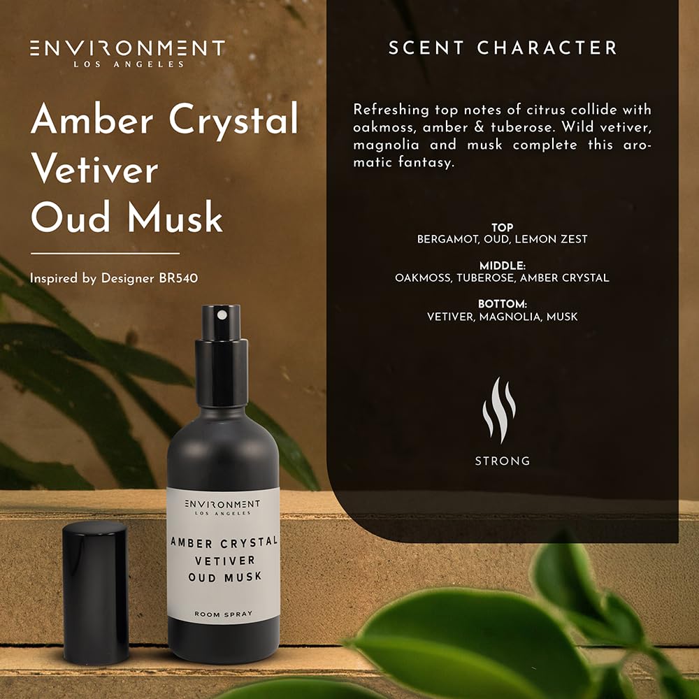 ENVIRONMENT Room Spray, 100ml Air Freshener, Home Fragrance Accessories, Room Perfume, Room Deodorizer, Vegan & Cruelty-Free