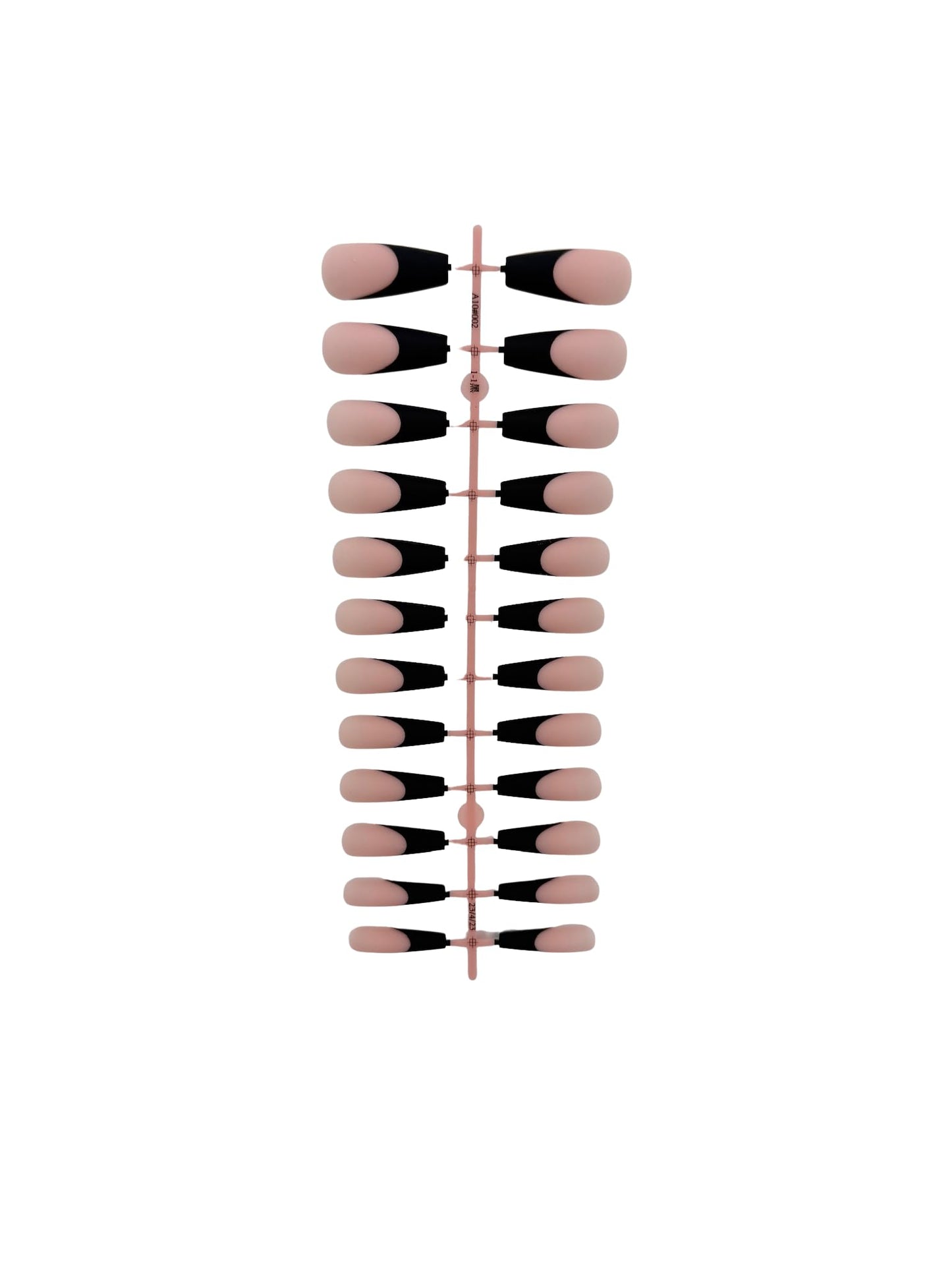 Classic French Short Ballet Press-On Nails – Reusable Kit