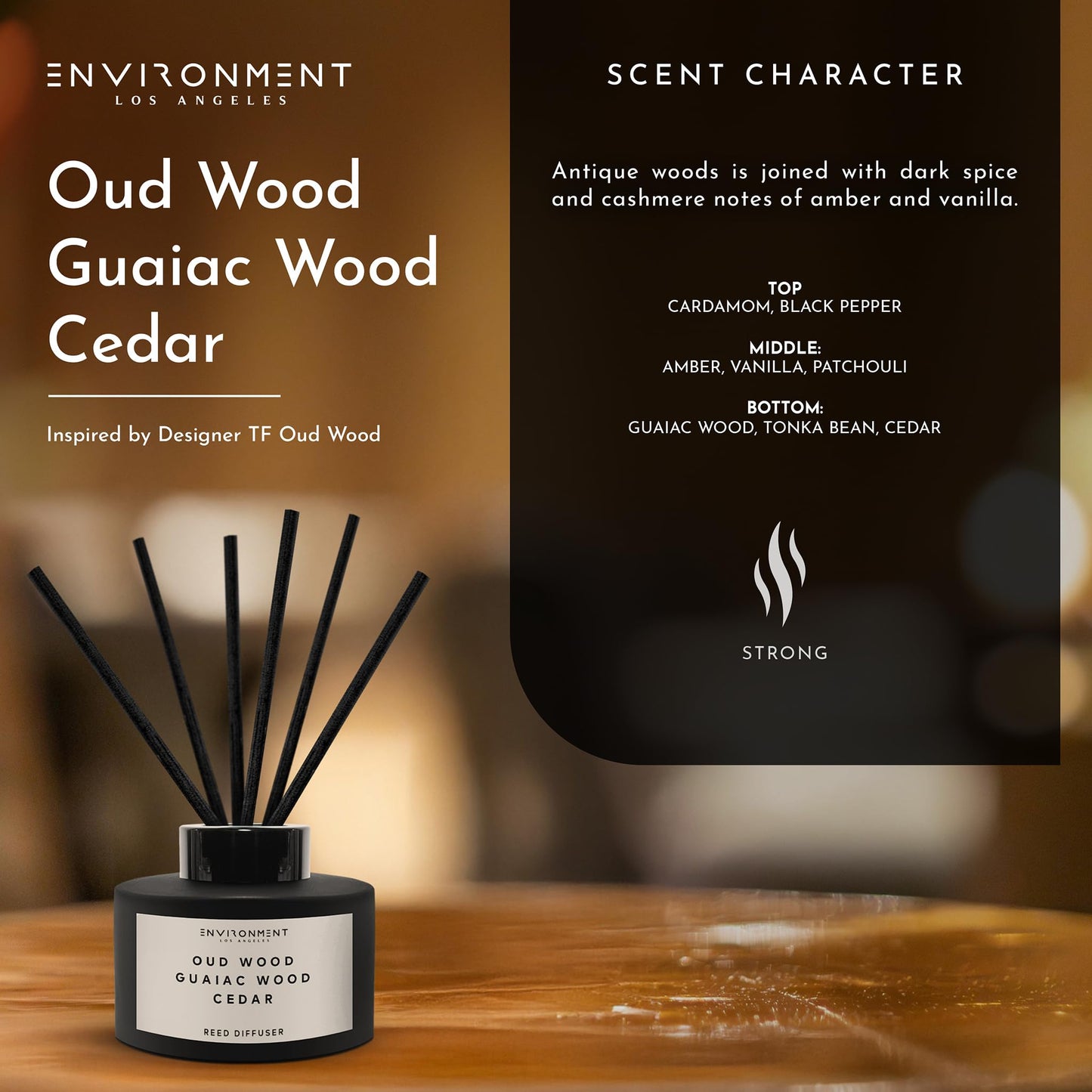 Environment Reed Diffuser, 200ml Reed Diffuser Aromatherapy