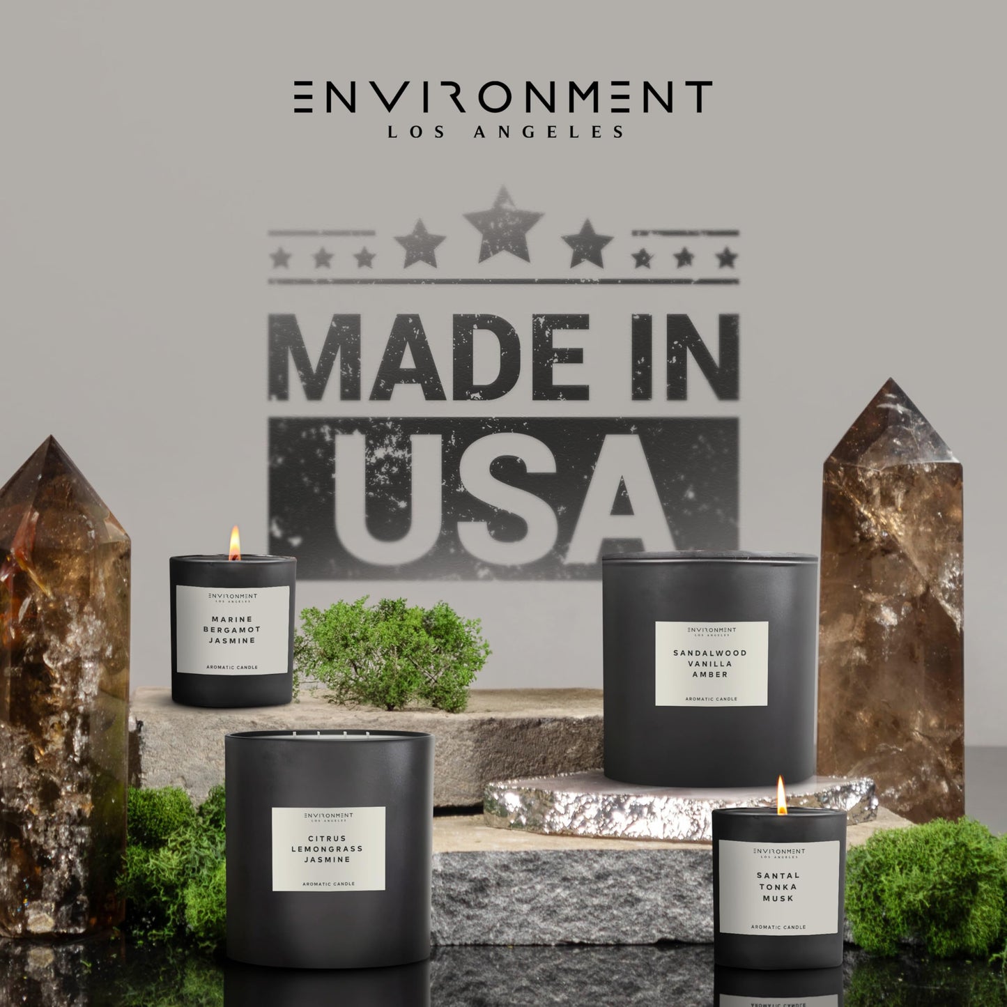 Environtment All Natural Coconut Wax Candle