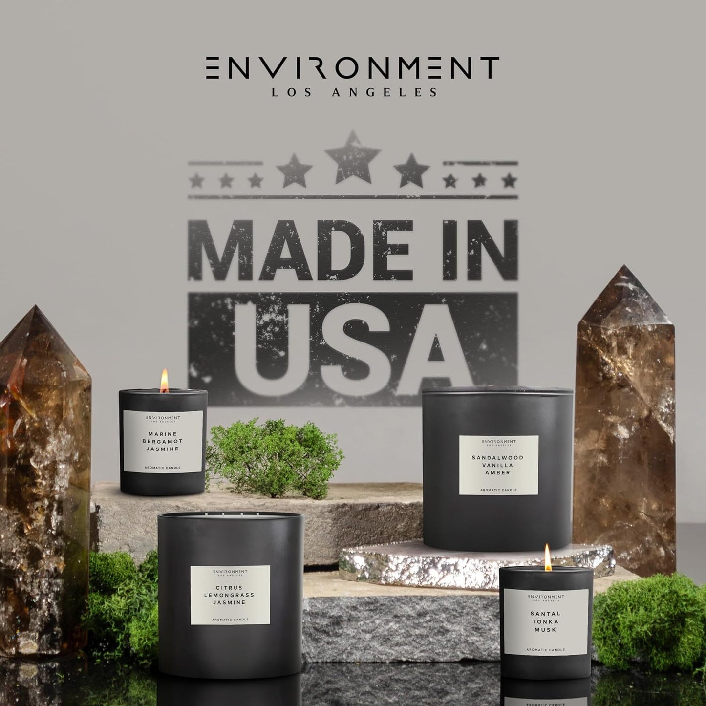 Environtment All Natural Coconut Wax Candle