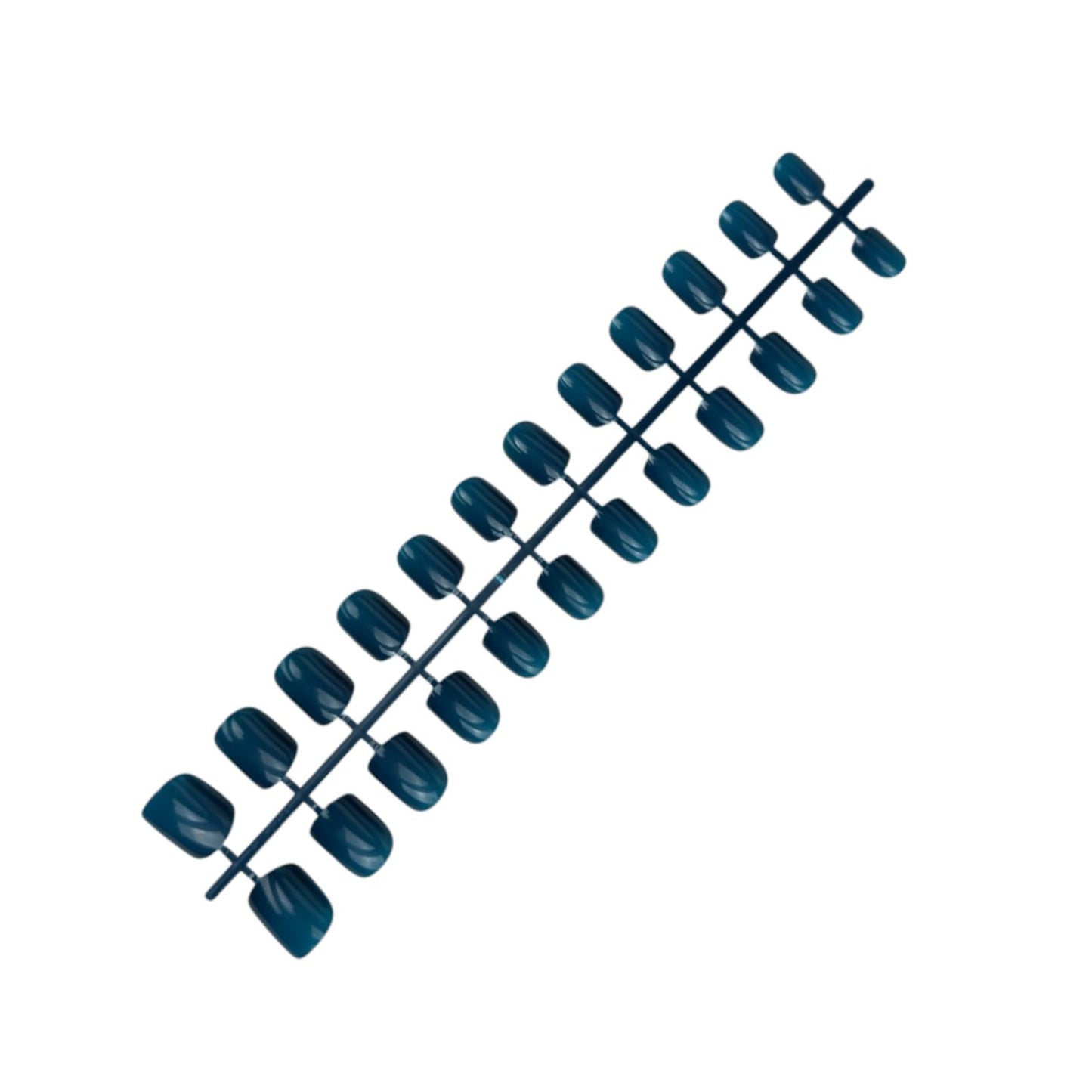 Gloss Square Press-On Nails, 24 Pieces, High Shine Reusable False Nails Set with Glue & Adhesive Tabs, 15 Colors