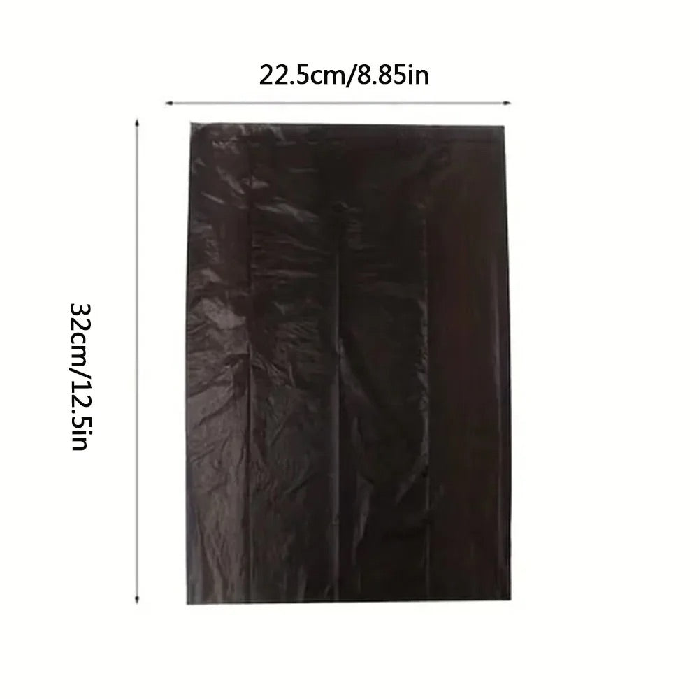 The Room Collective Dog Poop Bags with Bone Dispenser, 150 Count – Black, Leak-Proof & Tear-Resistant, 10 Refill Rolls