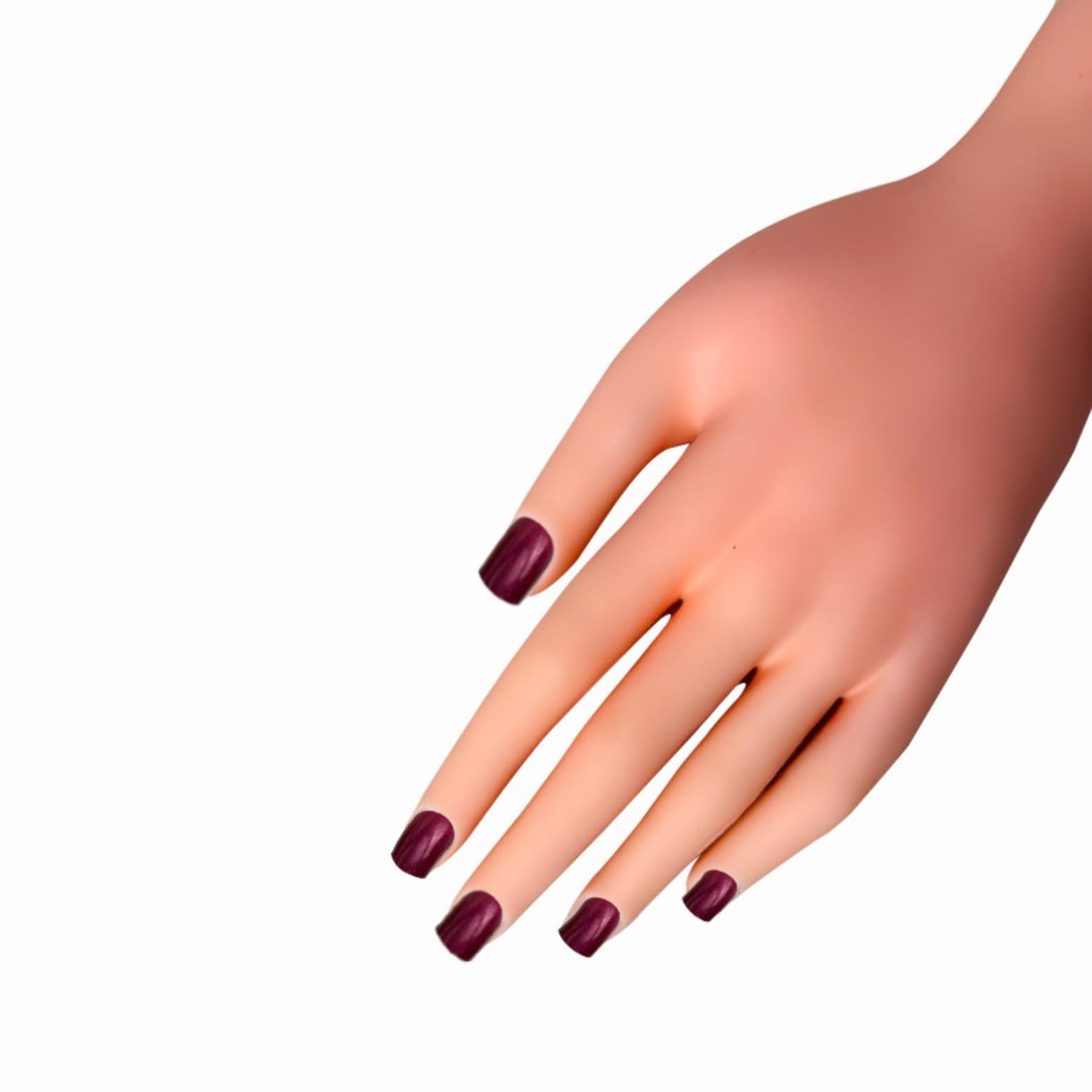 Gloss Square Press-On Nails, 24 Pieces, High Shine Reusable False Nails Set with Glue & Adhesive Tabs, 15 Colors