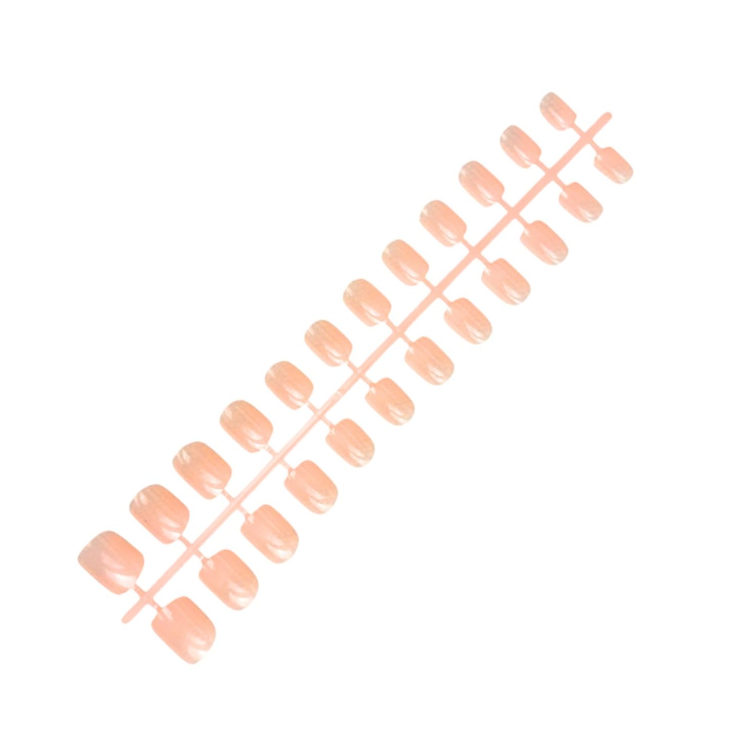 Gloss Square Press-On Nails, 24 Pieces, High Shine Reusable False Nails Set with Glue & Adhesive Tabs, 15 Colors