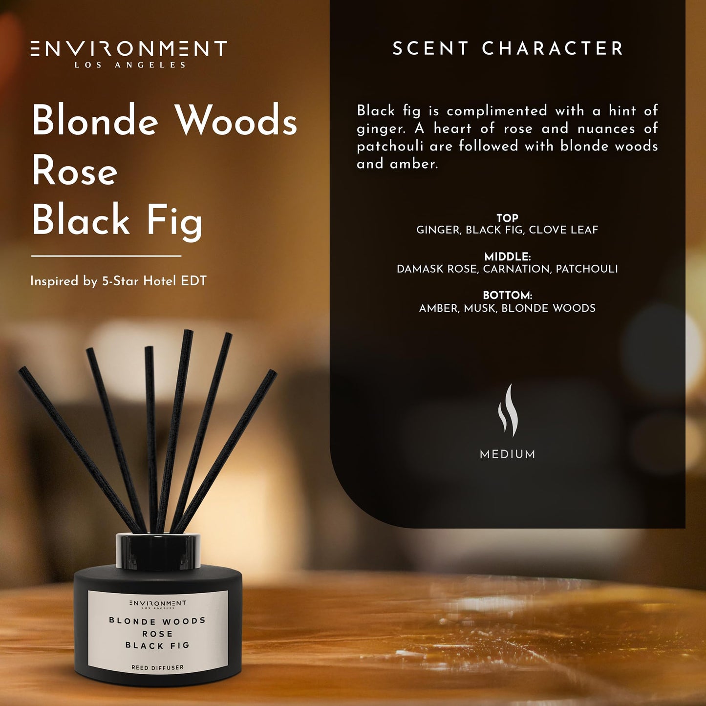 Environment Reed Diffuser, 200ml Reed Diffuser Aromatherapy