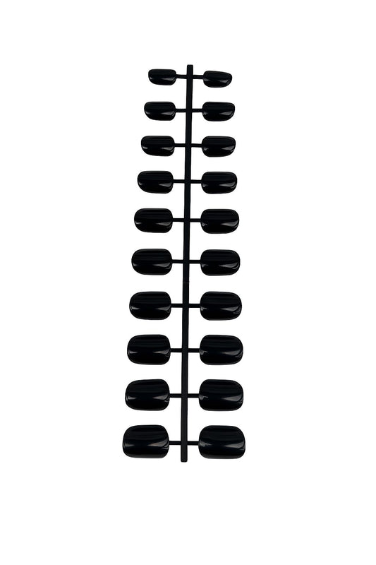 Gloss Square Press-On Nails, 24 Pieces, High Shine Reusable False Nails Set with Glue & Adhesive Tabs, 15 Colors