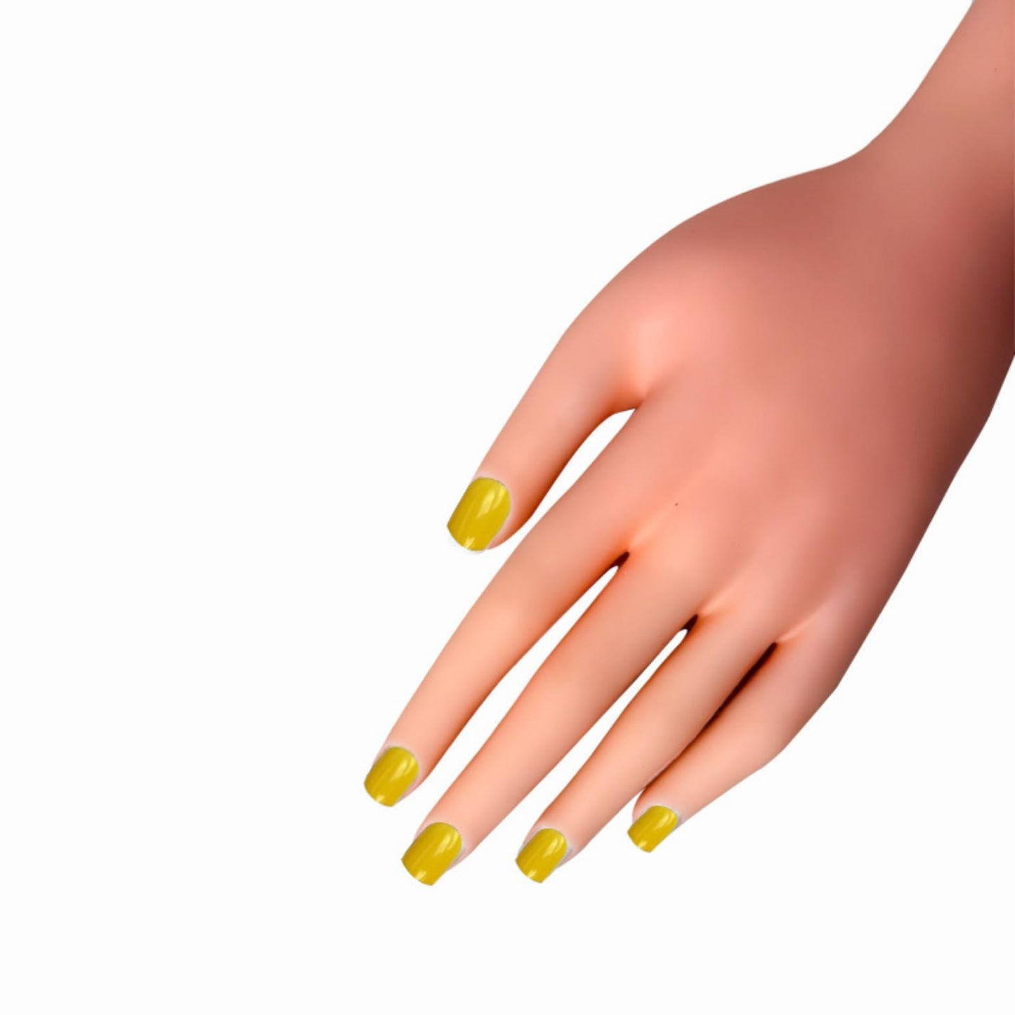 Gloss Square Press-On Nails, 24 Pieces, High Shine Reusable False Nails Set with Glue & Adhesive Tabs, 15 Colors