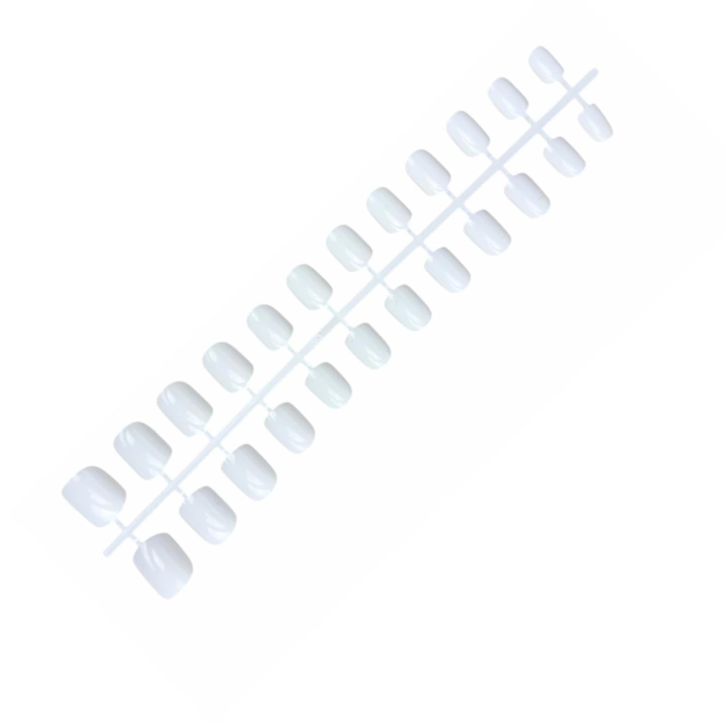 Gloss Square Press-On Nails, 24 Pieces, High Shine Reusable False Nails Set with Glue & Adhesive Tabs, 15 Colors